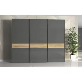 OTTO home Schwebetürenschrank Onyx 272 x 224 x 61 cm Grau