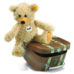 Steiff 012938 Charly Schlenker-Teddybär im Koffer