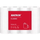 Katrin Küchenrolle Classic 47789, 2-lagig, 50 Blatt je Rolle, Kitchen 50, 4 Rollen