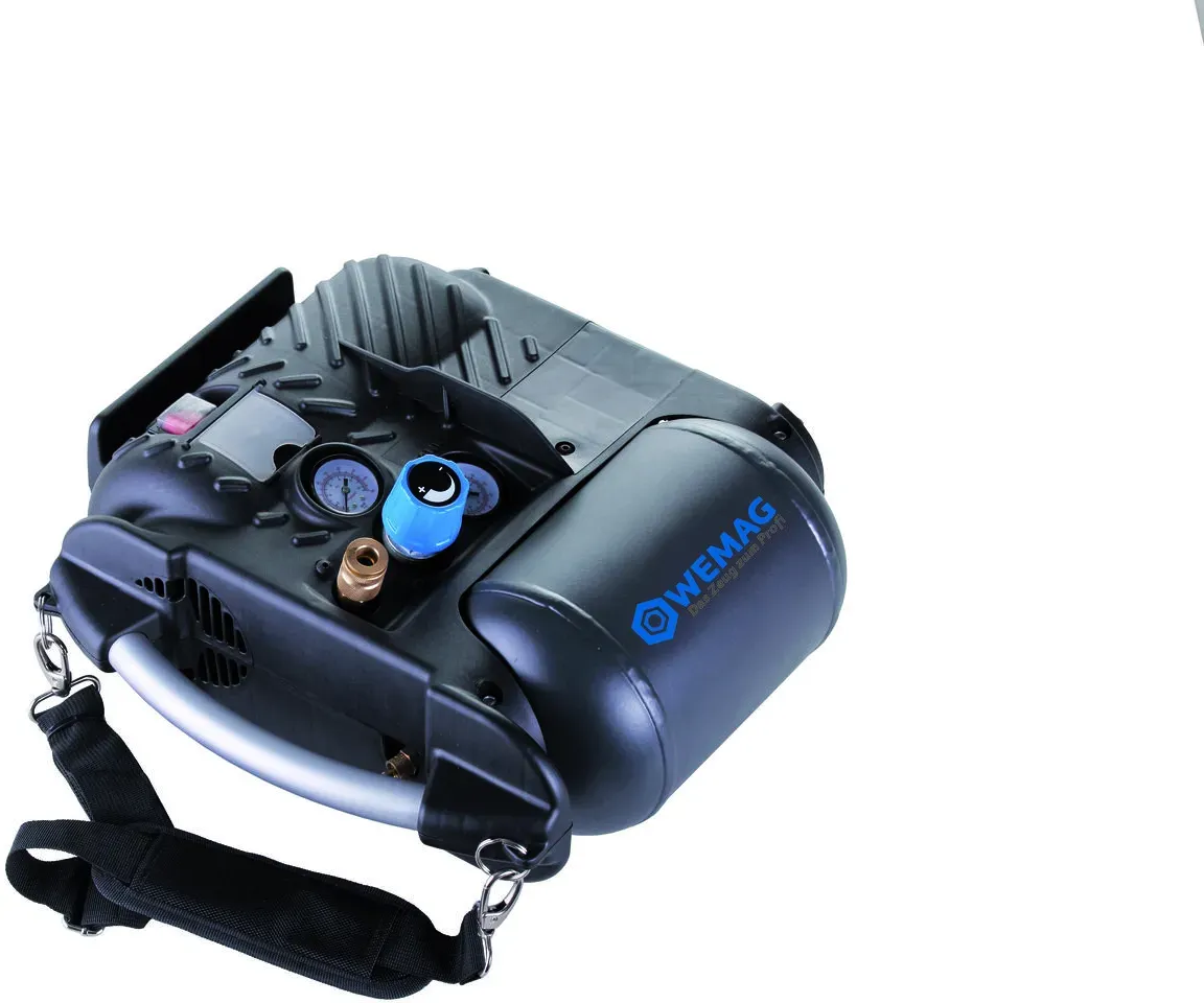 WEMAG tragbarer Druckluft Kompressor Airliner 5 GO -230V ÖLFREI