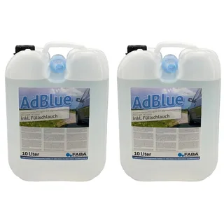 FABA Adblue® SCR Harnstofflösung 2 x 10L inkl. Ausgießer