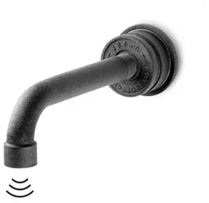 JEE-O soho elektronische Wand-Waschtischarmatur, Hammerschlag schwarz matt, 700-1532 700-1532