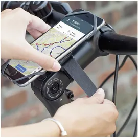 KLICKfix Phonepad Loop Smartphone Halterung grau/schwarz