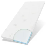 eloneo Topper 100 x 200 cm weiß