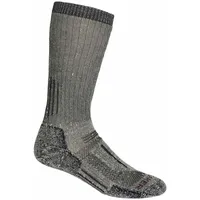 Icebreaker Mountaineer Expedition Mid Calf Merino Socken - Jet Heather / Espresso - EU 44 1/2-46 1/2