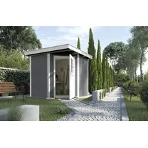 Weka Gartenhaus 229 2,09 x 2,05 m grau