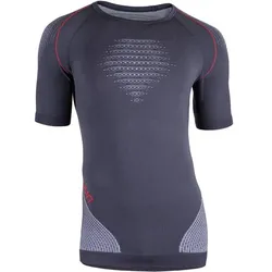 UYN Herren Shortsleeve UYN MULTISPORT UYN, Charcoal/White/Red, S/M