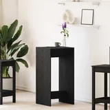 vidaXL Bartisch 51 x 50 x 103,5 cm Schwarz
