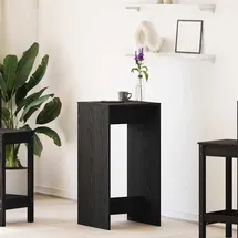 vidaXL Bartisch 51 x 50 x 103,5 cm Schwarz