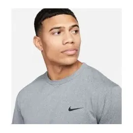 Nike Hyverse s Dri-FIT UV Kurzarm-Oberteil Herren Smoke Grey/Heather/Black L