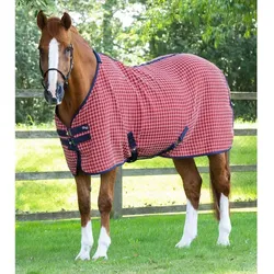 Pferdedecke Premier Equine 3D Waffle Cooler ROT|ROT|ROT 152 CM