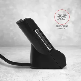 AXAGON CRE-SM2 USB 2.0, 1,3 m, Schwarz, 91 g