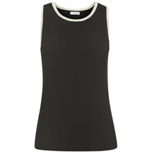 LASCANA Stricktop Damen schwarz-creme Gr.32/34