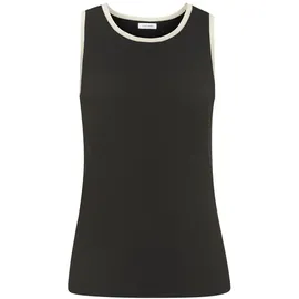 LASCANA Stricktop Damen schwarz-creme Gr.32/34
