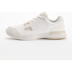 DAMEN-TENNISSCHUHE SANDPLATZ TS500 WEISS BEIGE 40