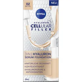 NIVEA Cellular 3IN1 Hyalurron Serum Foundation Hell LSF 15 2 mittel 15 g