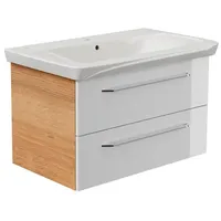 Fackelmann Waschplatz-Set Milano Waschtisch 88,3 x 54 cm