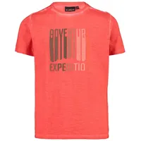 CMP Kinder Boys Print T-Shirt (Größe 104, rot)