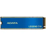 ADATA Legend 710 2TB SSD NVMe M.2 2280 PCIe 3.0 2000GB interne SSD (2 TB) M.2" 2400 MB/S Lesegeschwindigkeit, 1800 MB/S Schreibgeschwindigkeit, Kühlkörper, HMB, SLC Caching, AES 256-Bit, NVMe 1.4 blau