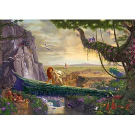 Schmidt Spiele Schmidt 57396 - Thomas Kinkade, Disney, The Lion King, Return to Pride Rock, Puzzle, 6000 Teile