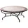 Marrakesch Orient & Mediterran Interior Mosaiktisch Ø 120 x 45 cm Beige/Rot