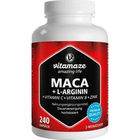 Vitamaze Maca + L-Arginin Kapseln 240 St.