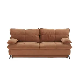 bobb Schlafsofa Alessia de Luxe ¦ kupfer ¦ Maße (cm): B: 207 H: 95 T: 110.0