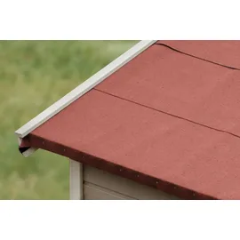 Karibu Dachbahn 0,5 m Breite 2,5 qm Rot