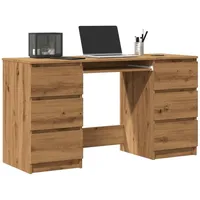 VidaXL Schreibtisch Artisan-Eiche Braun