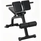 sportnow Hantelbank Klappbar Multifunktionale Trainingsbank mit 10-Fach Höhe Schrägbank für Ganzkörpertraining Bauchtrainer Fitnessbank bis 150 kg belastbar für Zuhause Fitnessstudio Aosom