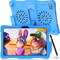 kinstone Unisoc T310 CPU,für Kinder Bluetooth 5,0 Tablet (10,1", 32 GB, Andriod 12, mit Hülle&Stift 3GB RAM 2.4G+5G WLAN Tablet,6000mAh Akku IPS FHD) blau