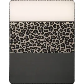 Biederlack Kuscheldecke Leo 150 x 200 cm Mischgewebe Braun