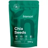 Intenson Chiasamen, 1000 g, Natürlich reich an Ballaststoffen und pflanzlichem Protein, Vegan, Glutenfrei, Ohne Zuckerzusatz, GMO-frei