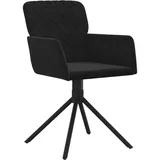 vidaXL Esszimmerstühle 2 Stk. Drehbar Schwarz Samt