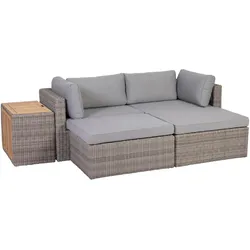 Lounge Olea Holz, mit Teak-Holz