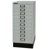 Bisley Aktenschrank MultiDrawer Schubladenschrank in Silber - Maße: H 67 x B 28 x T 38 cm grau|silberfarben