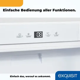 Exquisit UKS130-4-FE-010E Unterbaukühlschrank (121 l, 823 mm hoch)