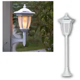 Star Trading 4in1 LED Solarleuchte Flame weiß