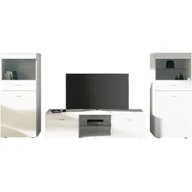 borchardt Möbel Wohnwand »Scala«, weiß