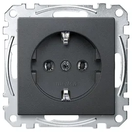 Merten Schuko-Steckdose Unterputz anthrazit 1 St.