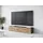 OTTO home Denver TV-Lowboard 219,6 cm Schwarz/Braun Holzwerkstoff