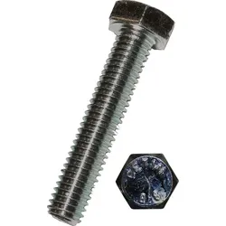 Dresselhaus 5x Stahlschrauben Sechskantkopf M8x20mm Sechskantschraube  4162/001/40 8x20