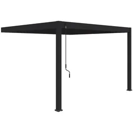 Weide Deluxe Pergola Voll Aliminium  3,6 x 4 m anthrazit