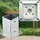 SOTech Bodenanker zum Aufschrauben 90 x 152 mm Silber/Stahl