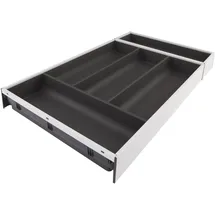Blum Ambia-Line Besteckkasten 524 x 300 x 50 mm Stahl seidenweiß/oriongrau matt