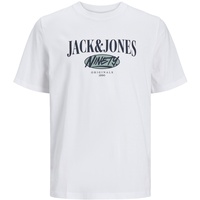 JACK & JONES - T-Shirt Jorcobin in bright white, Gr.152,
