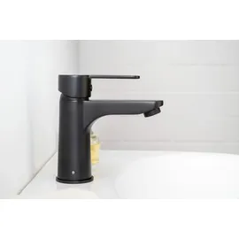 SANITOP-WINGENROTH Cori Waschtischarmatur Schwarz