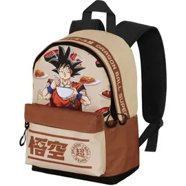 Karactermania Dragon Ball Goku Foodie-Kleiner FAN HS Rucksack, Braun, 25 x 35 cm, Kapazität 12 L