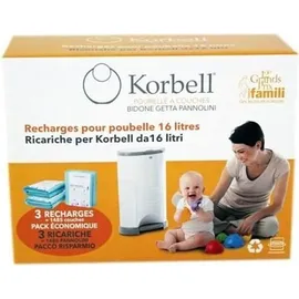 KORBELL Nachfüllpackung 3er-Pack