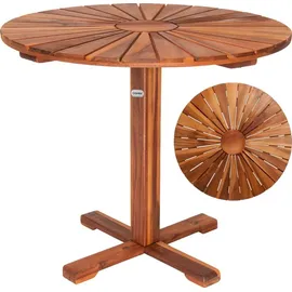CASARIA Sunrise Gartentisch Ø 70,5 x 71,5 cm braun